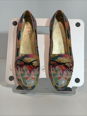 Vintage Icon Wearable Art Leather Driving Moccasins